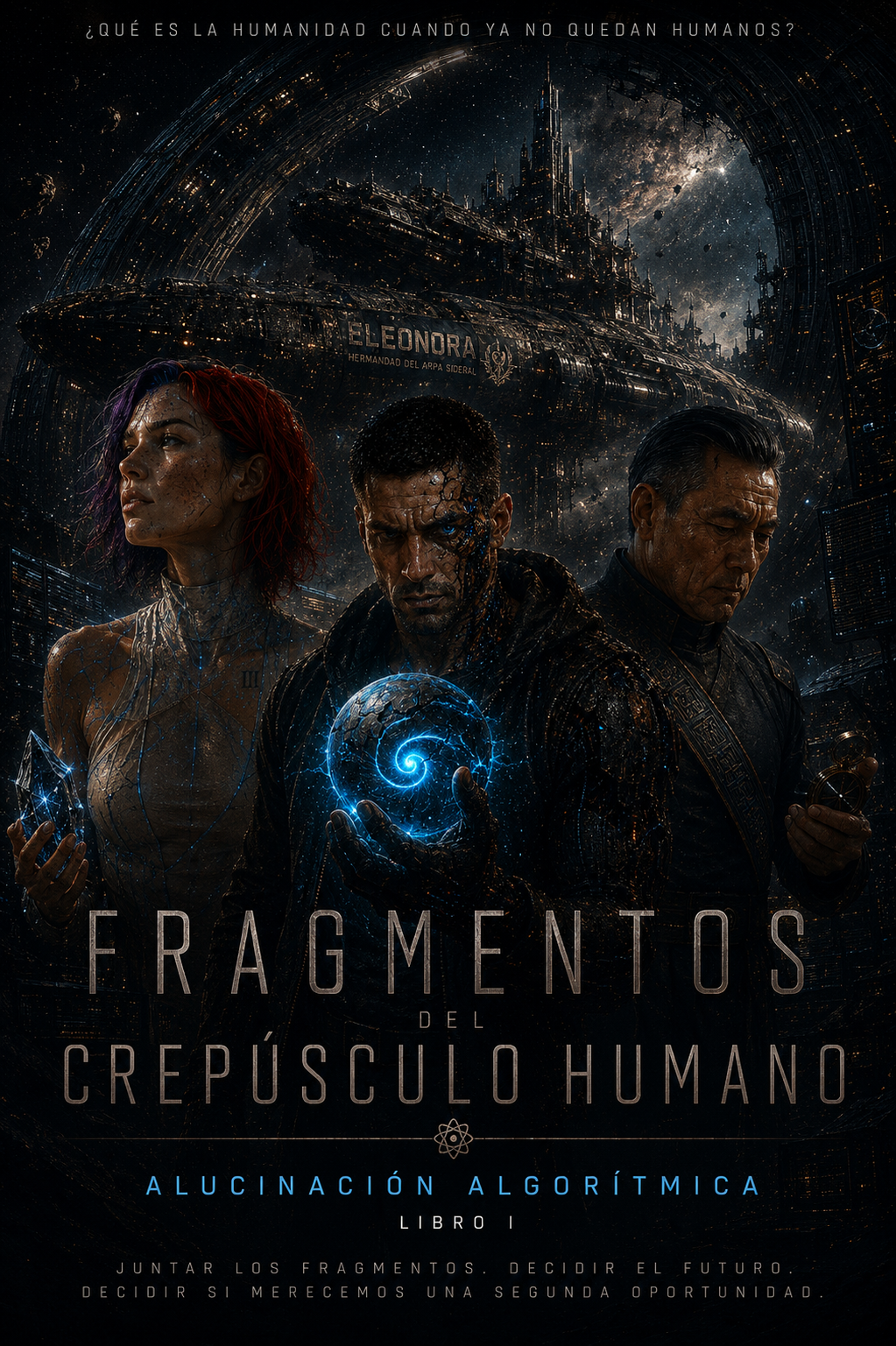Portada de Fragmentos del Crepúsculo Humano: Alucinación Algorítmica